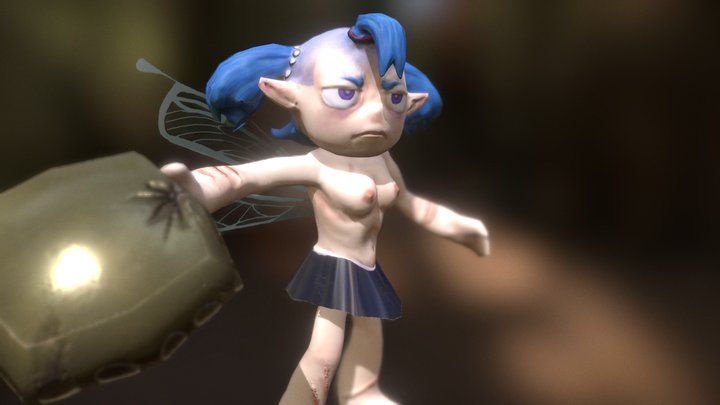 Ocean Trash Pixie 3D Model