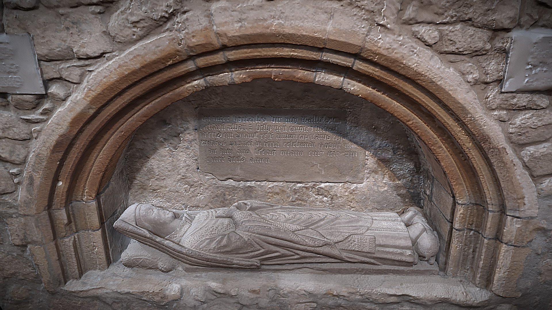 1472 effigy, St Machars Cathedral, Aberdeen - Download Free 3D model by ...