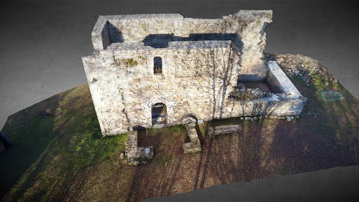 Eglise de Sabadel - Maleville 3D Model