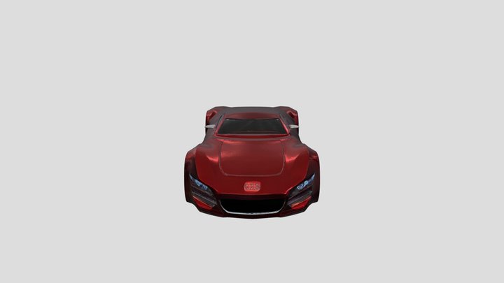 Futuristic Audi Car 3D Model