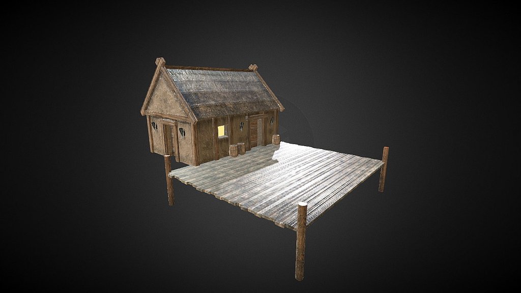 Dock Pier - 3D model by John Keane (@johnkeane) [86e9dc3] - Sketchfab