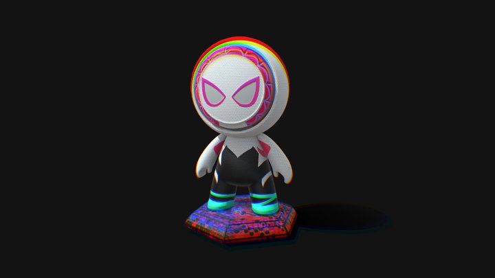 Meet Mat 2 - Spider Gwen 3D Model