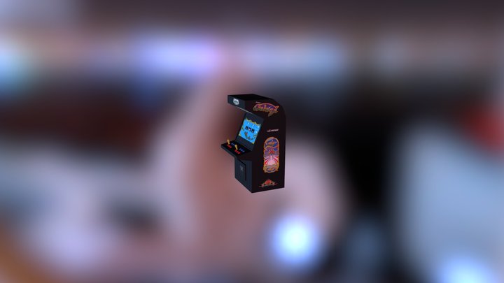 Galaga Arcade 3D Model