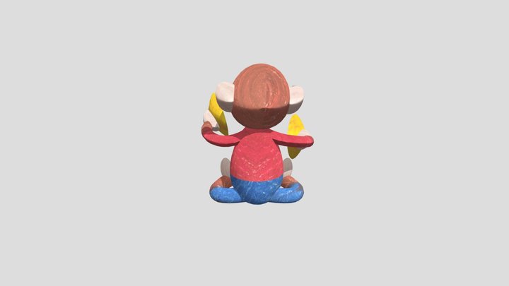Toy Monkey 3D Model