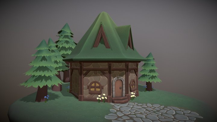 Cat Cabin 3D Model
