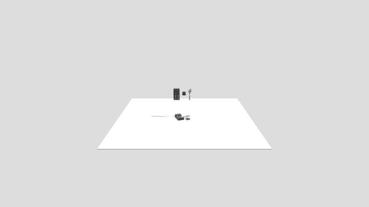 Drafts Scene 3D Model
