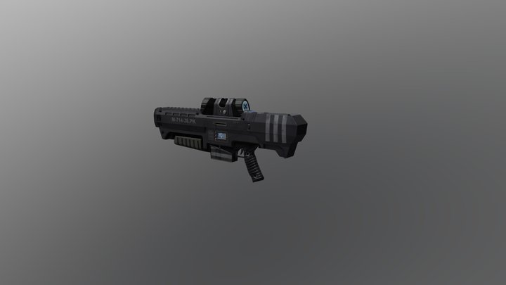 Scar 11 - Battlefield 2142 3D Model