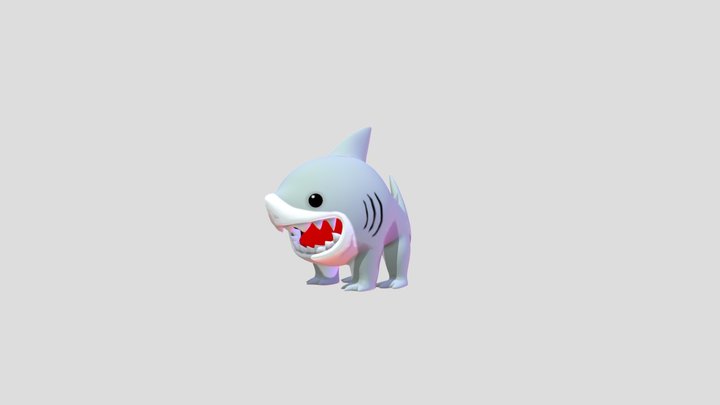 Jeff the Shark 3D Model