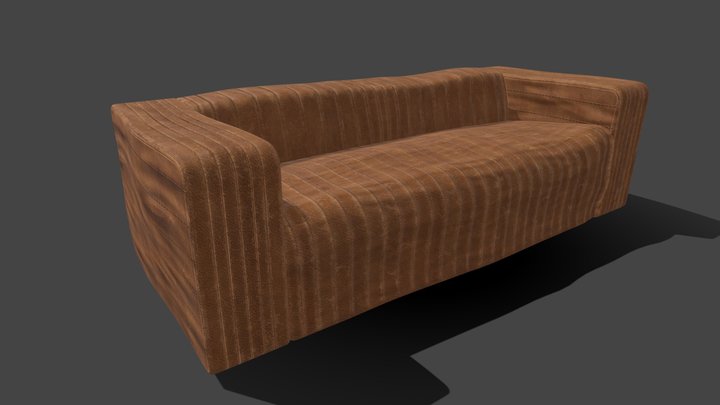 Sofa_Textured 3D Model