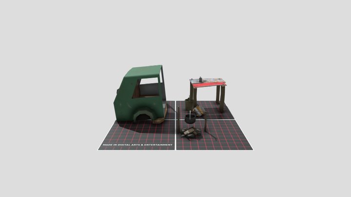 DAE 5 Finished props - RustBorn 3D Model