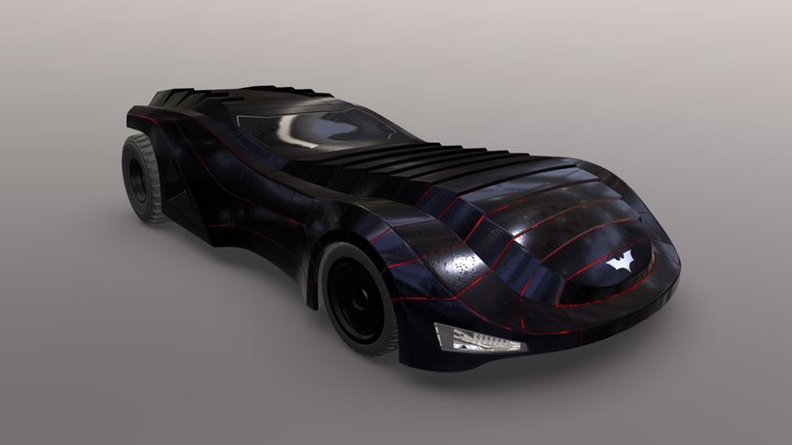 Batmobile-car-3d-batman-vehicle 3D models - Sketchfab