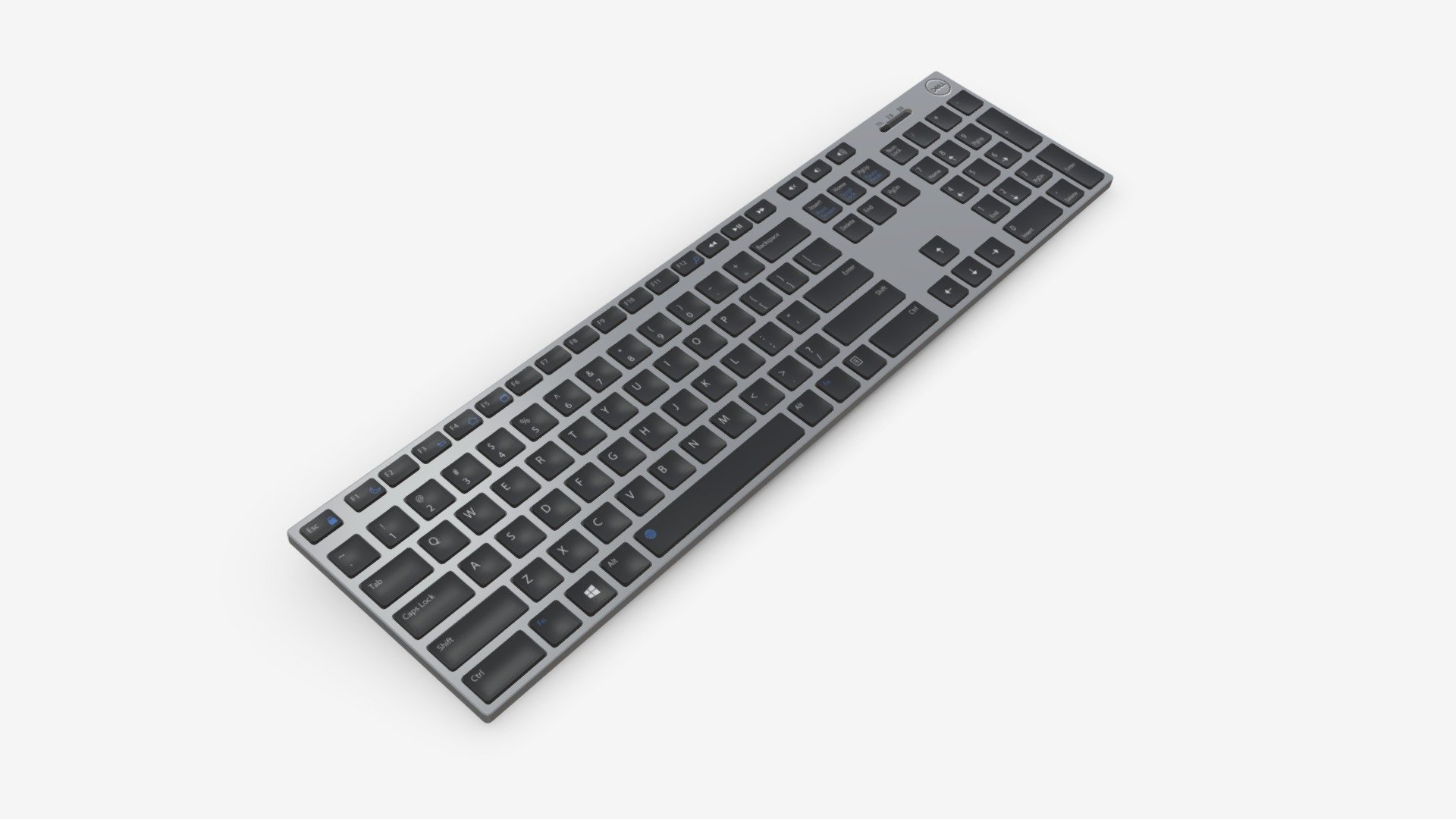 Dell KM717 Premier Wireless Keyboard - Buy Royalty Free 3D model by ...