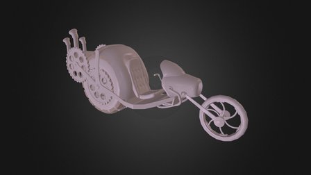 Steampunk Vehicle 2 3D Model