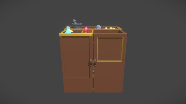 Storage Chest - AlchemisTeddy 3D Model