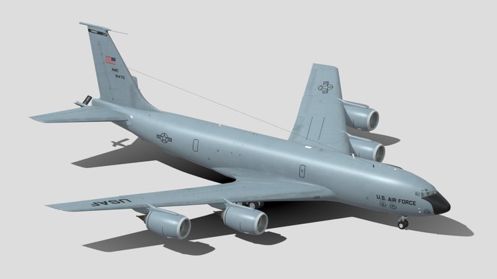 Boeing KC-135R Stratotanker – Free 3D Model STL