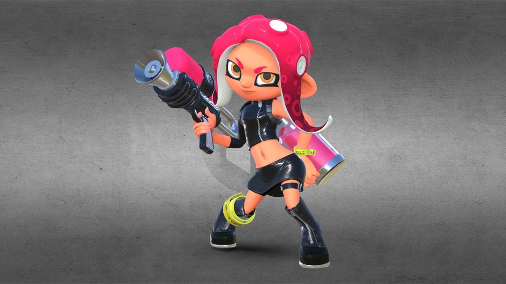 Splatoon A 3d Model Collection By Pokkenjake2021 Sketchfab 
