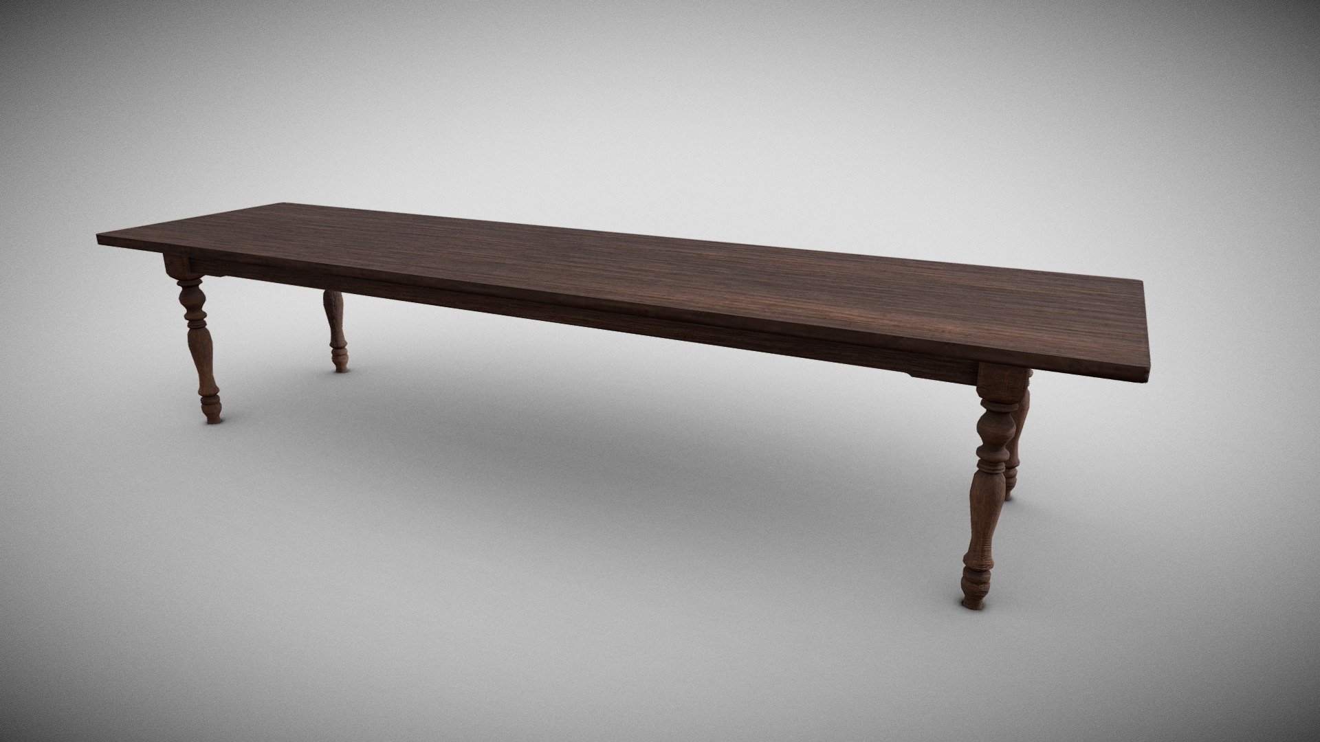 Long Table - Download Free 3D model by Falxxx [86f23ac] - Sketchfab