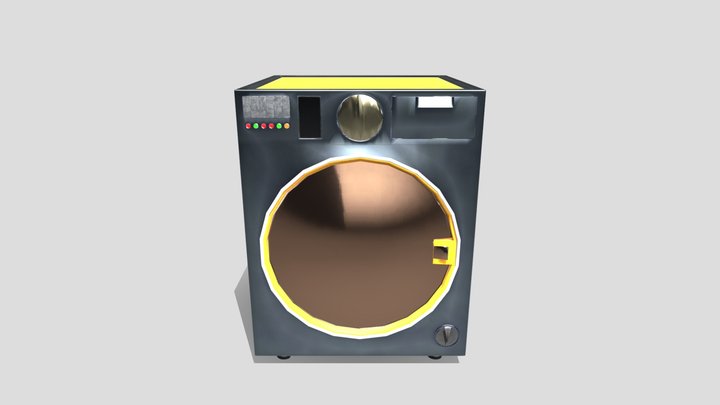Washing Machine 3D Model