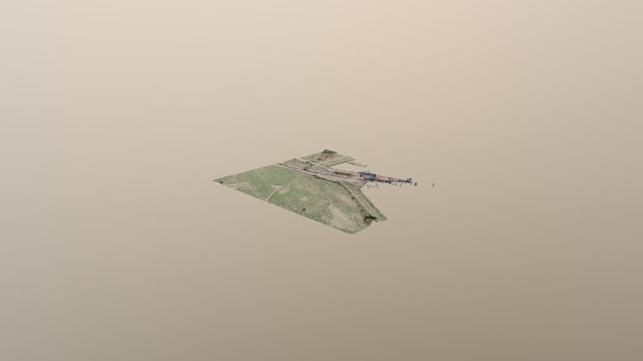 Langeoog Hafen 3D Model