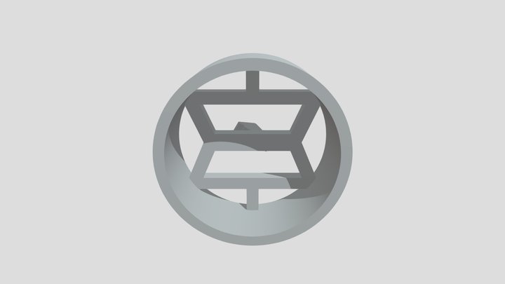 Tapa Redonda Espirómetro 3D Model