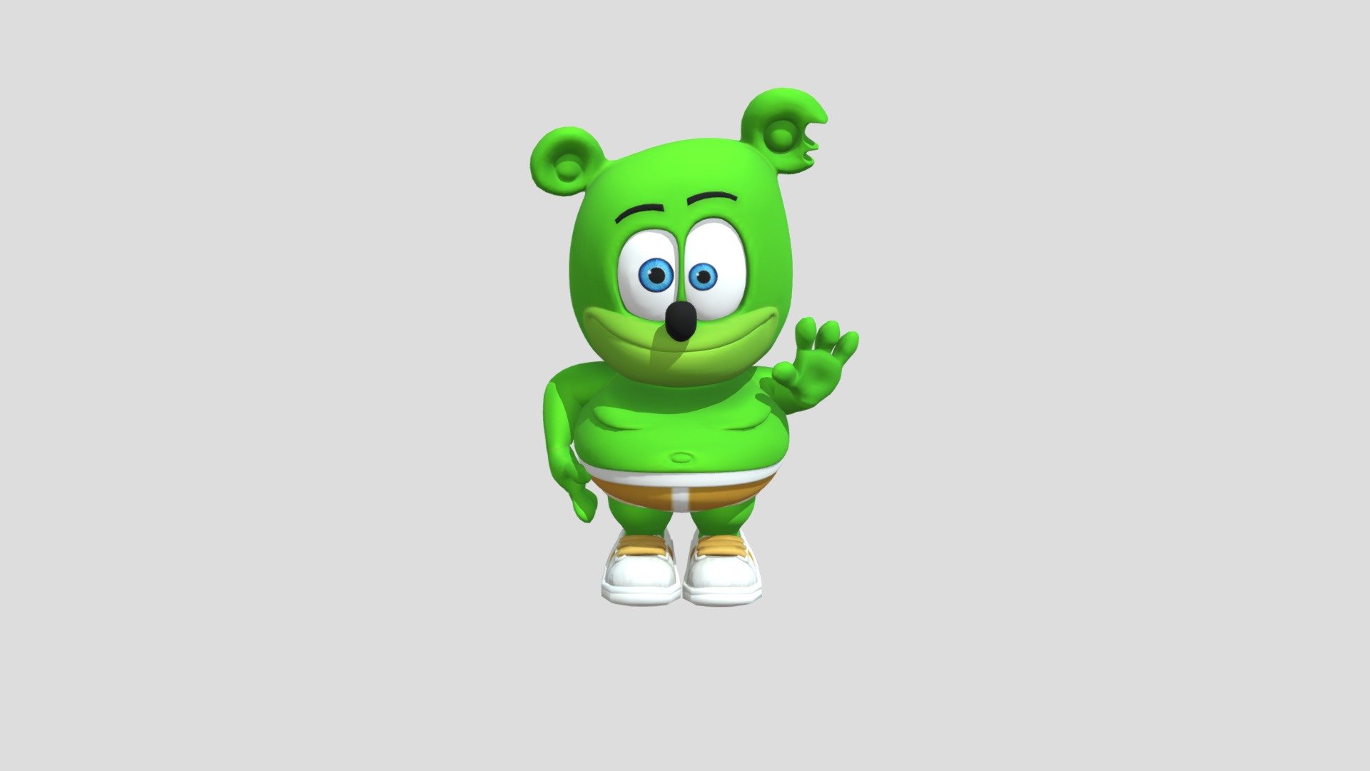 Gummibar Rig With Joins Ready For Animation - 3D model by Elvis.Emilian