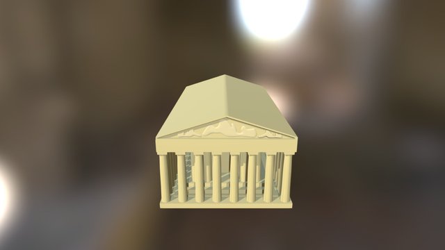 Templo Griego 3D Model