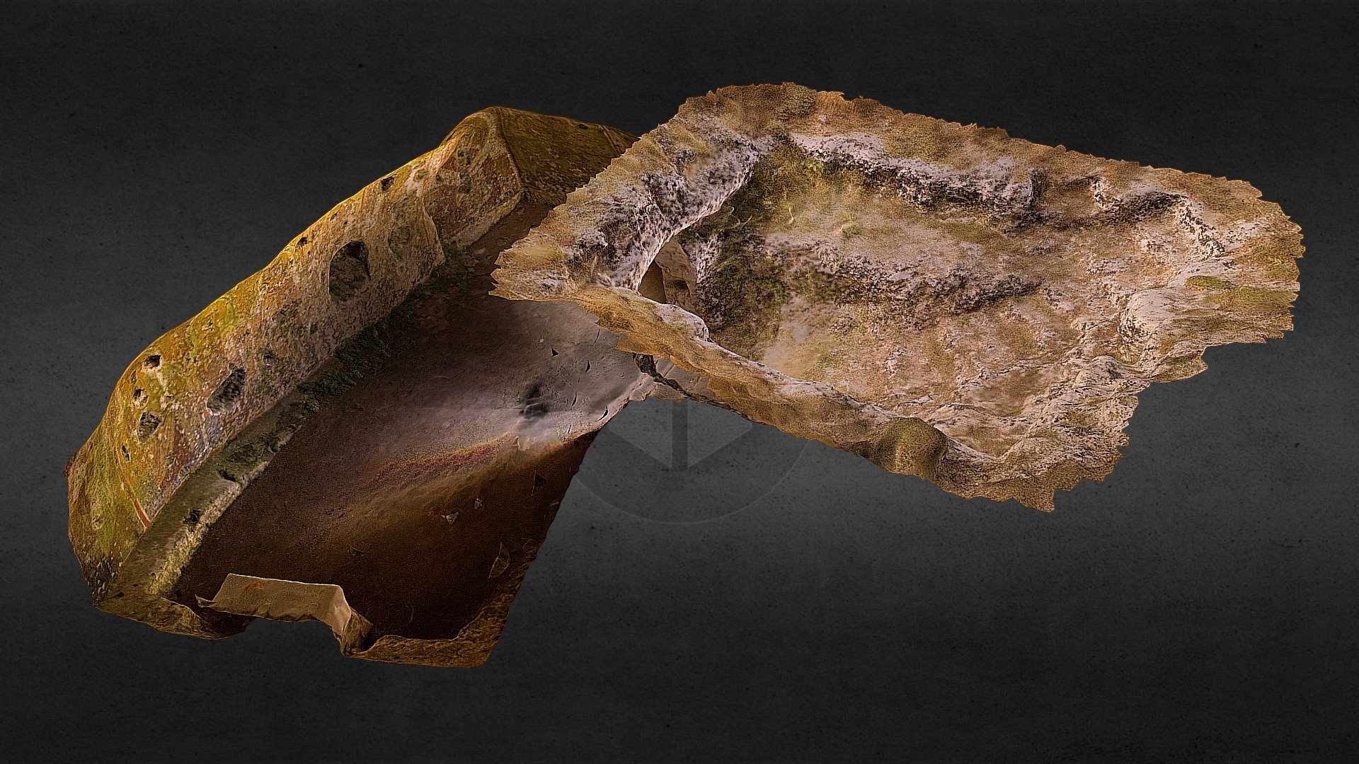 Cripta di Sant'Antonio abate, Nardò (Le)-INTERNO - 3D model by Stefano ...