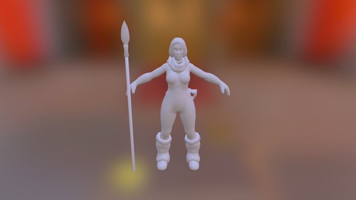 Huntress 3D Model