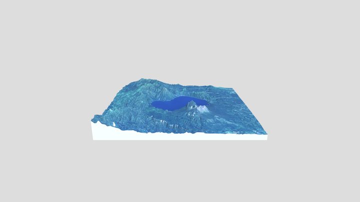 北海道支笏湖 3D Model