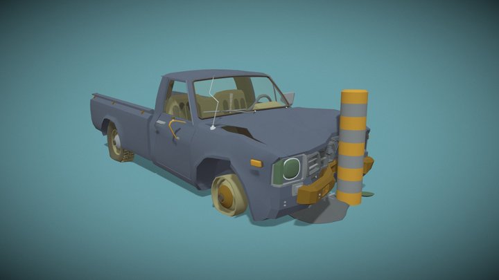 toyota pickup HW 7 3D Model