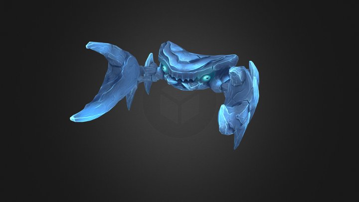 Ice Crab Anim 3D Model