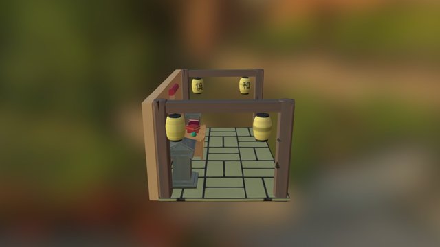 Japanese Room 3D Model