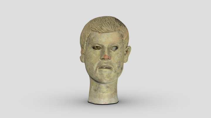 Urna en forma de cabeza 3D Model