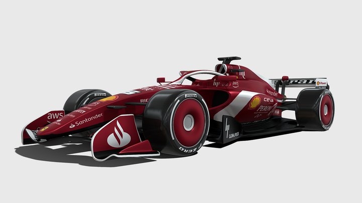 Scuderia Ferrari HP 2026 Concept 3D Model
