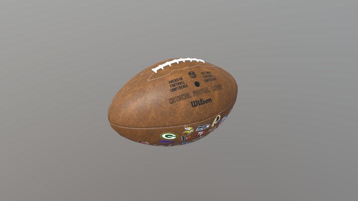 50+ 3D NFL Football