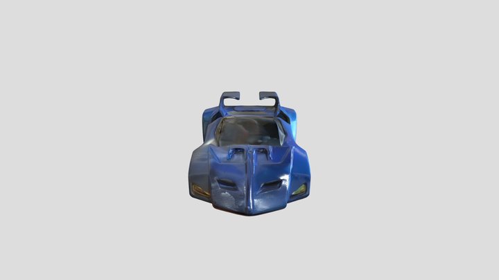 Knightfall Batmobile Toy Model 3D Model