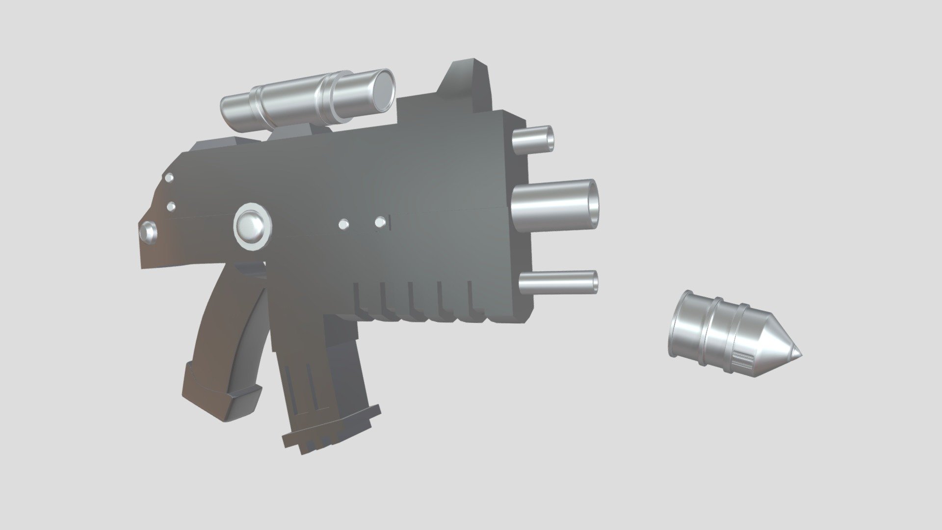 Toy Gun Download Free 3D model by Shivang Jindal (shivangjin03