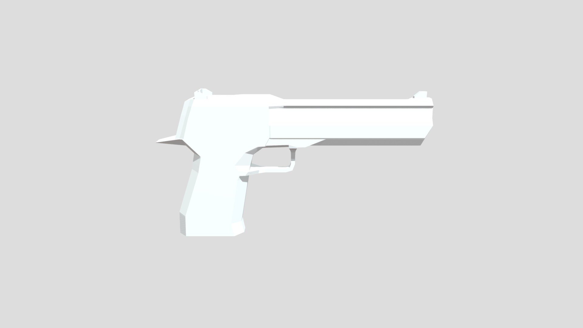 Low Poly Desert Eagle Pistol - Download Free 3D model by Androasyouknow ...