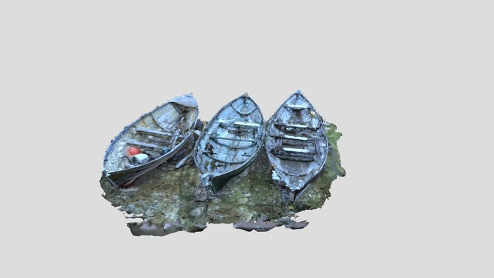 Boats at Sandsayre 3D Model