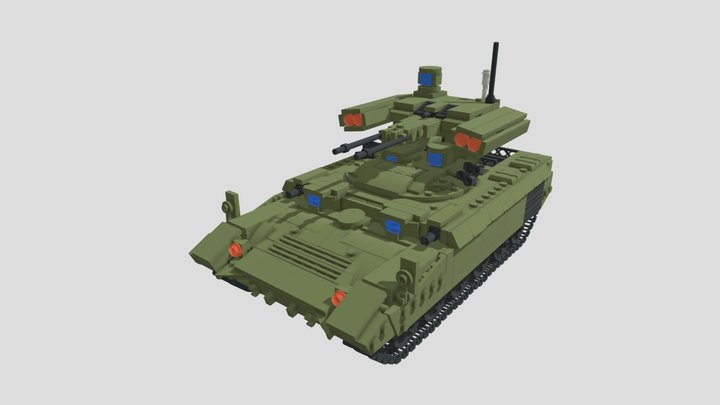 BMPT-72 Terminator (lego-moc) 3D Model