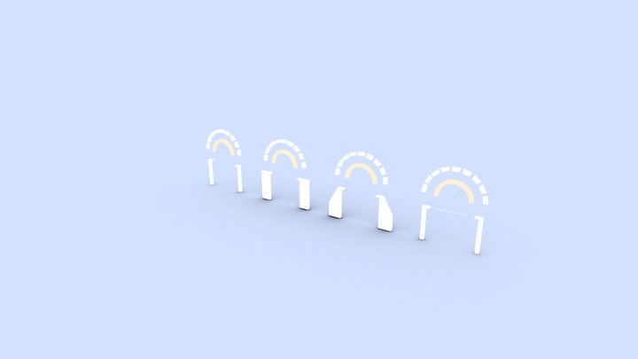 Maquette - La poussée au vide des voutes 3D Model