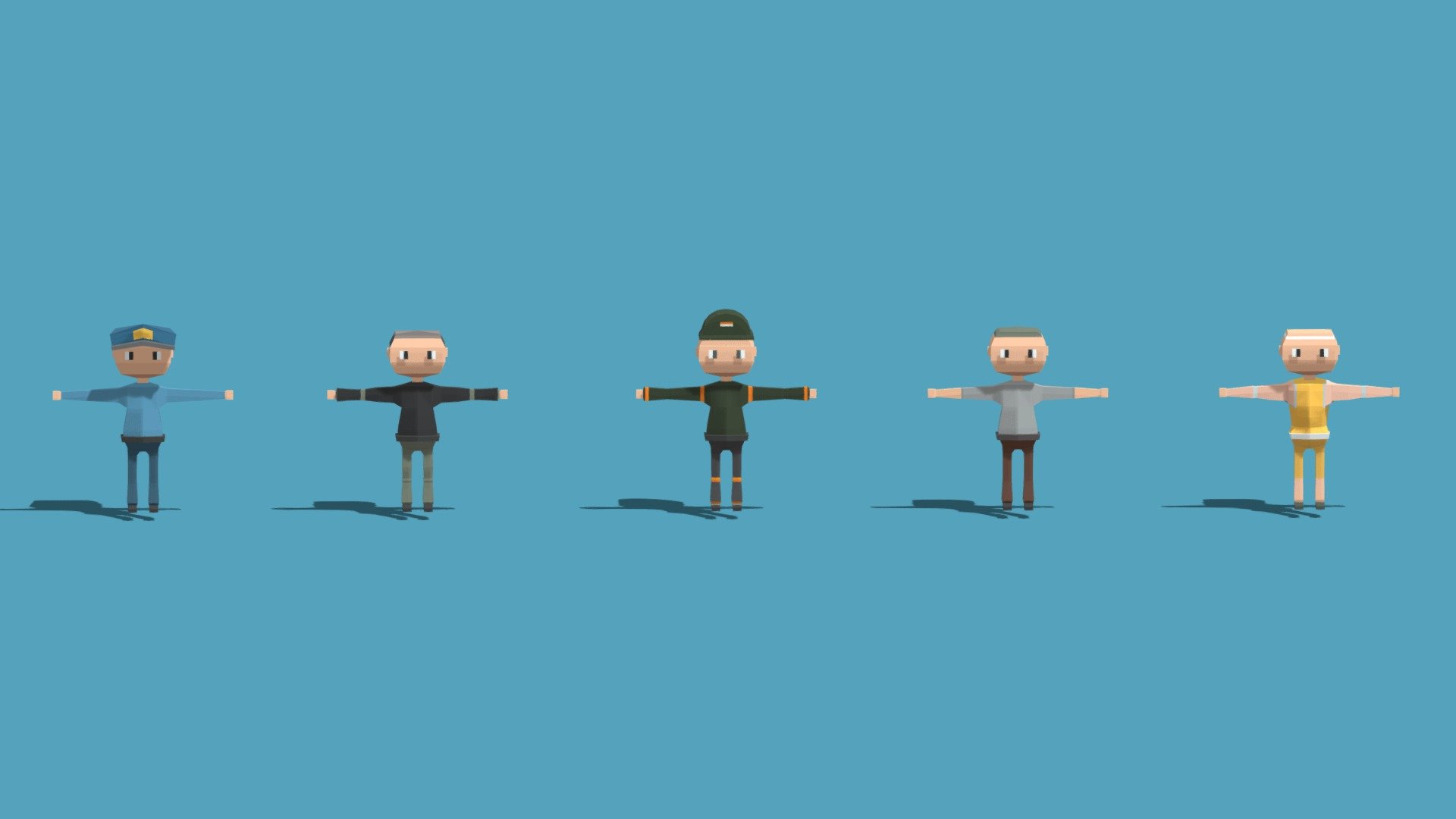 LowPoly 5 Character