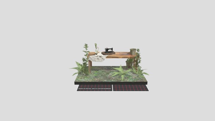 DAE 5 Finished props - Grandma's House 3D Model