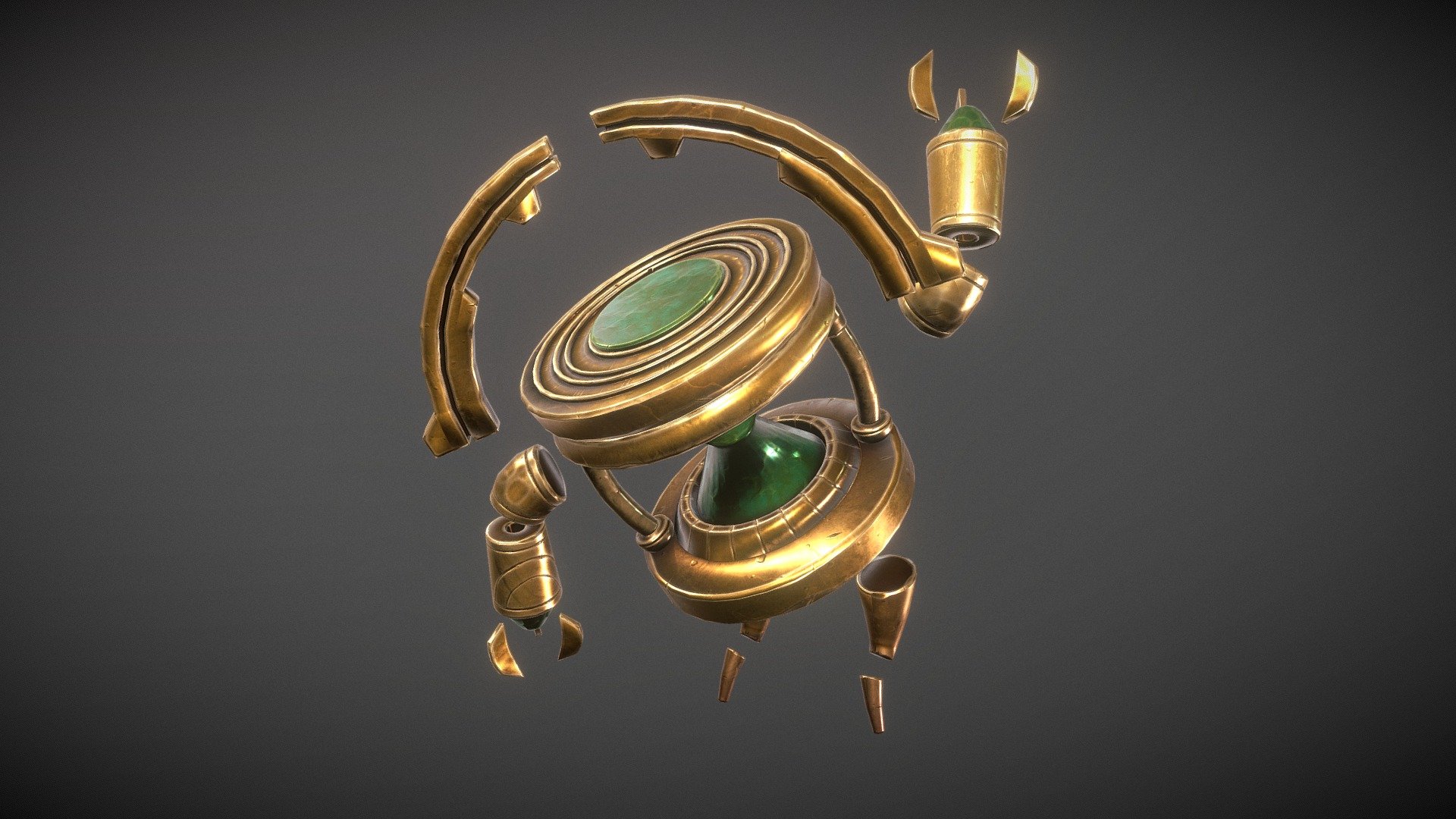 Clockwork Curator Legends of Runeterra Fanart - 3D model by