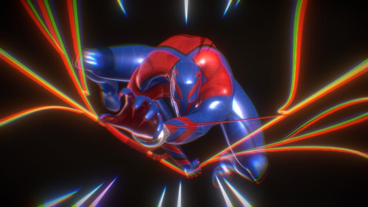 SpiderMan 2099 Miguel Ohara 3D Model