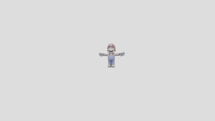 Wii U - Super Mario 3D World - Playable Characte 3D Model
