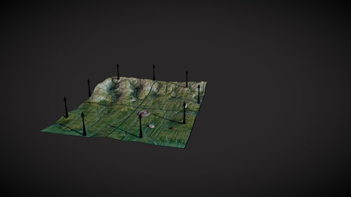 Fantasy01 Map 3D Model