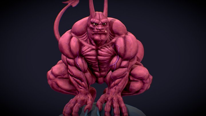 Demon Son Tan Goh rigged 3D Model