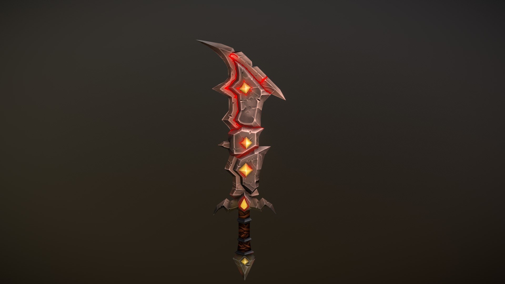 World Of Warcraft Cataclysm sword (Fan art) - 3D model by EscapeArt ...