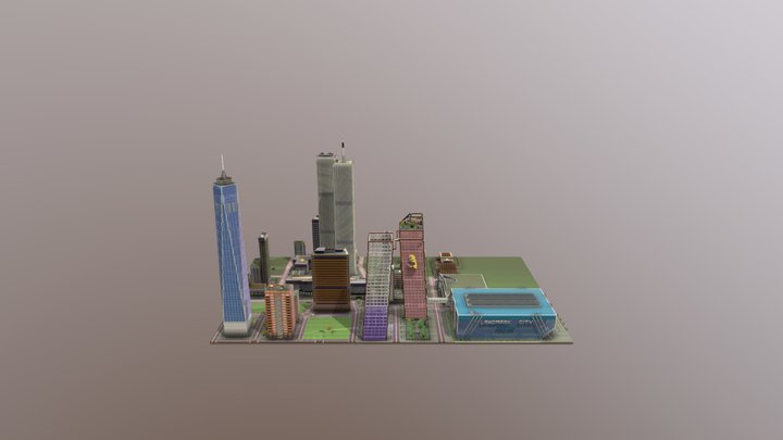 Landmark City Financial District 14th May 2019 3D Model
